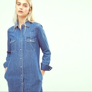 Calvin Klein christiane denim shirt dress